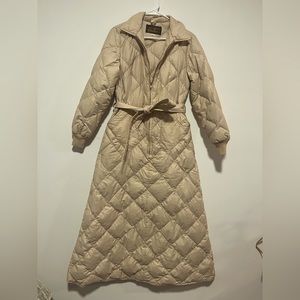 Vintage Eddie Bauer down filled dress RARE
